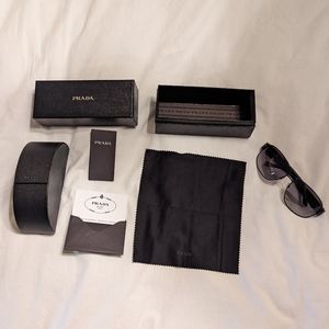 Prada sunglasses (with all accessories and certificate of authentication)